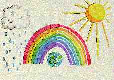 [Click here to return a JPEG of a painting of a rainbow.]